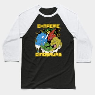 Extreme Dinosaurs Baseball T-Shirt